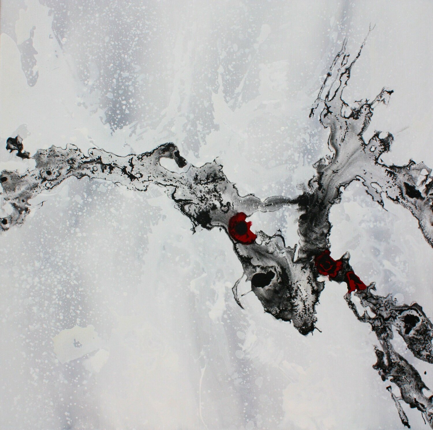 Après l'Hiver XXI Odile CARITEAU Originalgemälde zu verkaufen