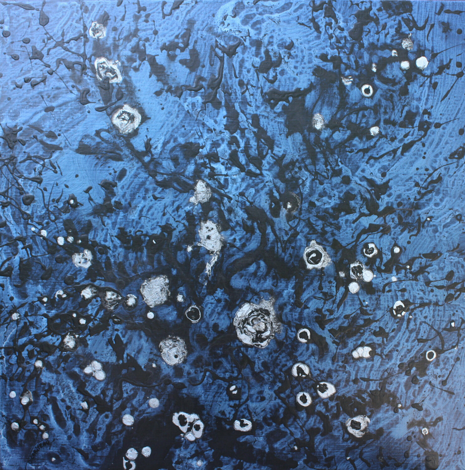 Le jardin du temps perdu, Nuit XV Odile CARITEAU Originalgemälde zu verkaufen