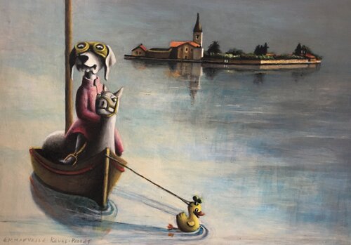 Manège (petite version) by Emmanuelle Pellet, Painting for Sale on Singulart