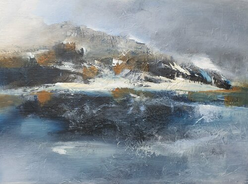 L'appel de la montagne van Maryse Kriloff, Schilderij te koop op Singulart