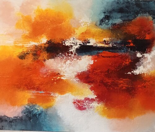 Énergie vibrante by Maryse Kriloff, Painting for Sale on Singulart