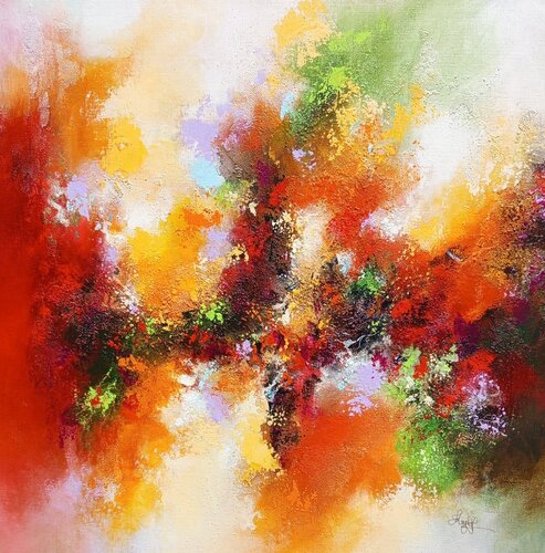 World away van Maryse Kriloff, Schilderij te koop op Singulart