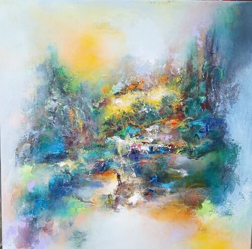 Broceliande by Maryse Kriloff, Painting for Sale on Singulart