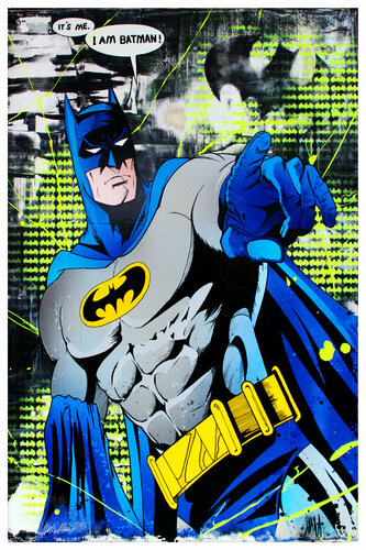 i am batman van Maxime Andriot, Schilderij te koop op Singulart