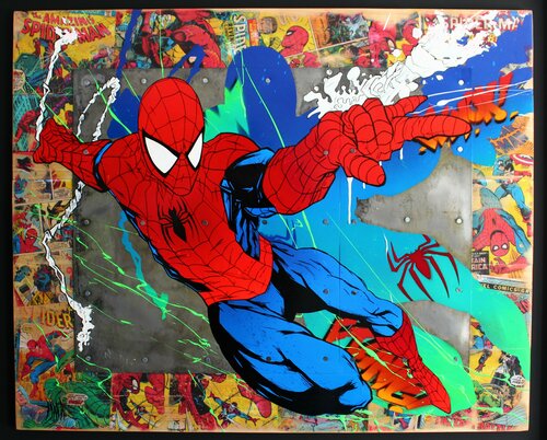 spiderman 2021 van Maxime Andriot, Schilderij te koop op Singulart