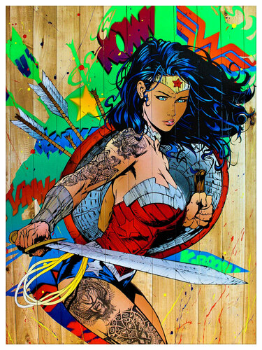 WONDER WOMAN by Maxime Andriot, 인쇄 for Sale on Singulart