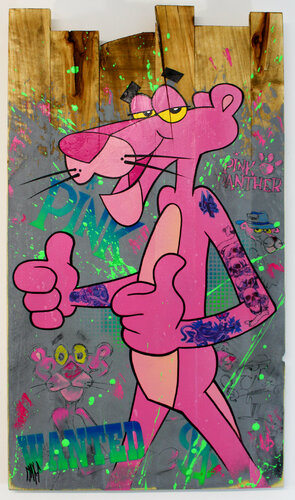 PINK PANTHERE van Maxime Andriot, Schilderij te koop op Singulart