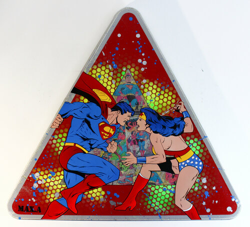 hate and love van Maxime Andriot, Schilderij te koop op Singulart
