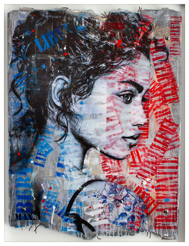 Marianne fragment #1 van Maxime Andriot, Schilderij te koop op Singulart