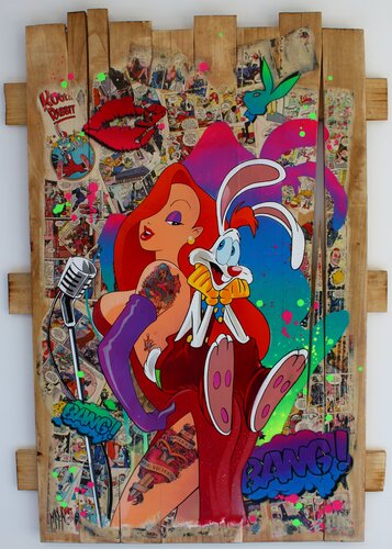 jessica and roger 2023 van Maxime Andriot, Schilderij te koop op Singulart