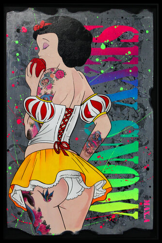 sexy snow fragment #1 van Maxime Andriot, Schilderij te koop op Singulart