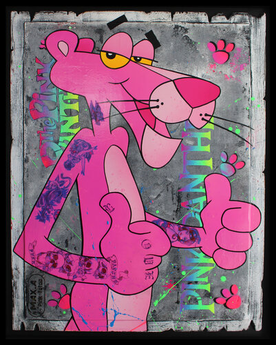 pink tatoo van Maxime Andriot, Schilderij te koop op Singulart