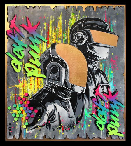 daft punk  #2 van Maxime Andriot, Schilderij te koop op Singulart