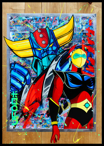 goldorak vs acta by Maxime Andriot, 인쇄 for Sale on Singulart