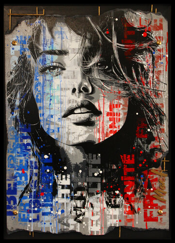 marianne fragment #3 van Maxime Andriot, Schilderij te koop op Singulart