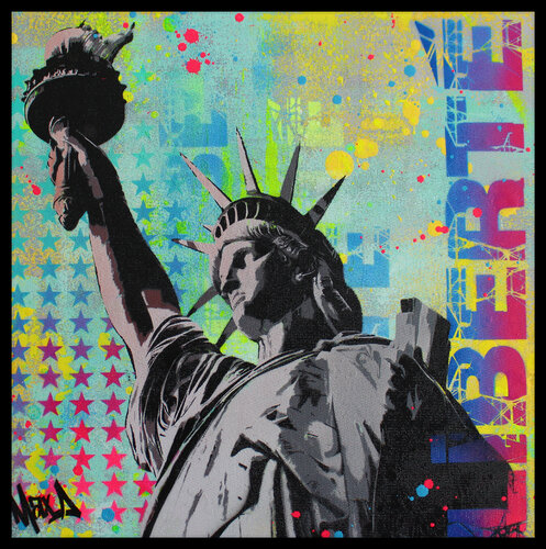 statue of liberty di Maxime Andriot, Pittura in vendita su Singulart