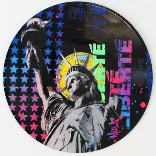 statue of liberty vinyl by Maxime Andriot, Painting for Sale on Singulart
