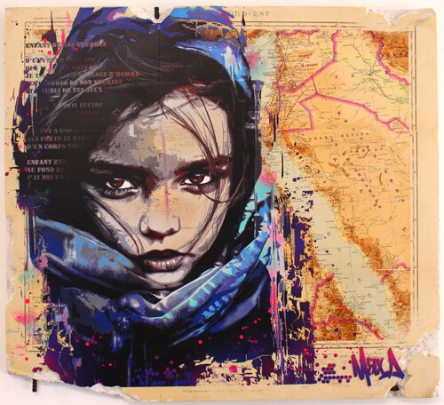 Enfant de nos guerre by Maxime Andriot, 회화 for Sale on Singulart