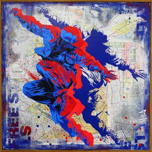 free style dakota van Maxime Andriot, Schilderij te koop op Singulart