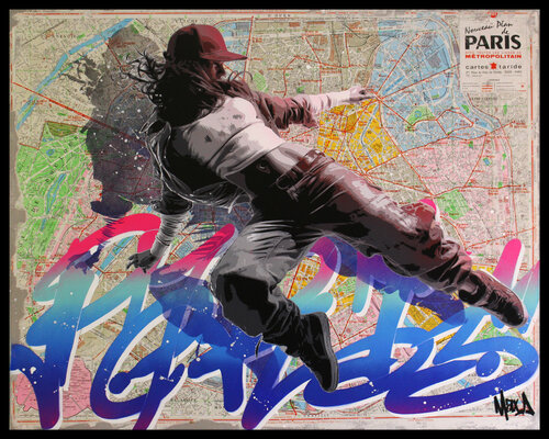 "PARIS " by Maxime Andriot, 회화 for Sale on Singulart