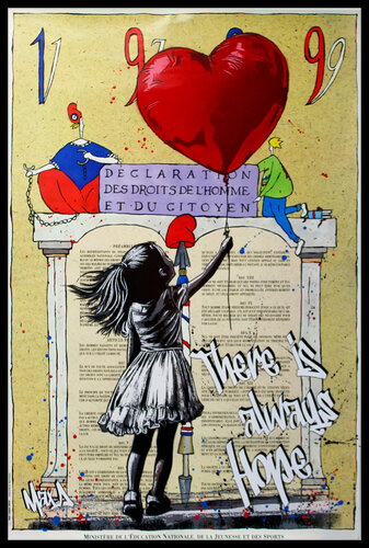 there is always hope "bicentenaire" by Maxime Andriot, 종이 for Sale on Singulart