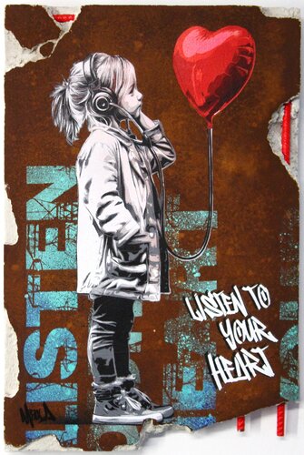 listen to your heart by Maxime Andriot, 회화 for Sale on Singulart