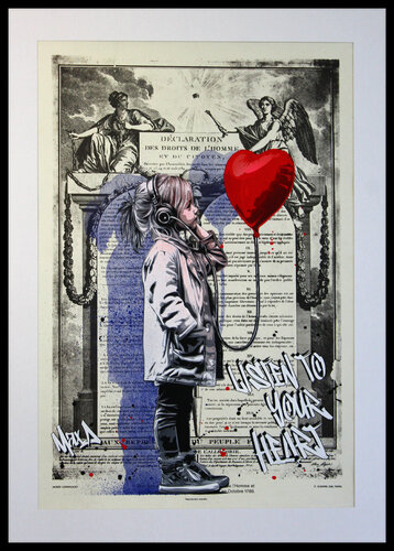 écoute ton coeur by Maxime Andriot, 종이 for Sale on Singulart
