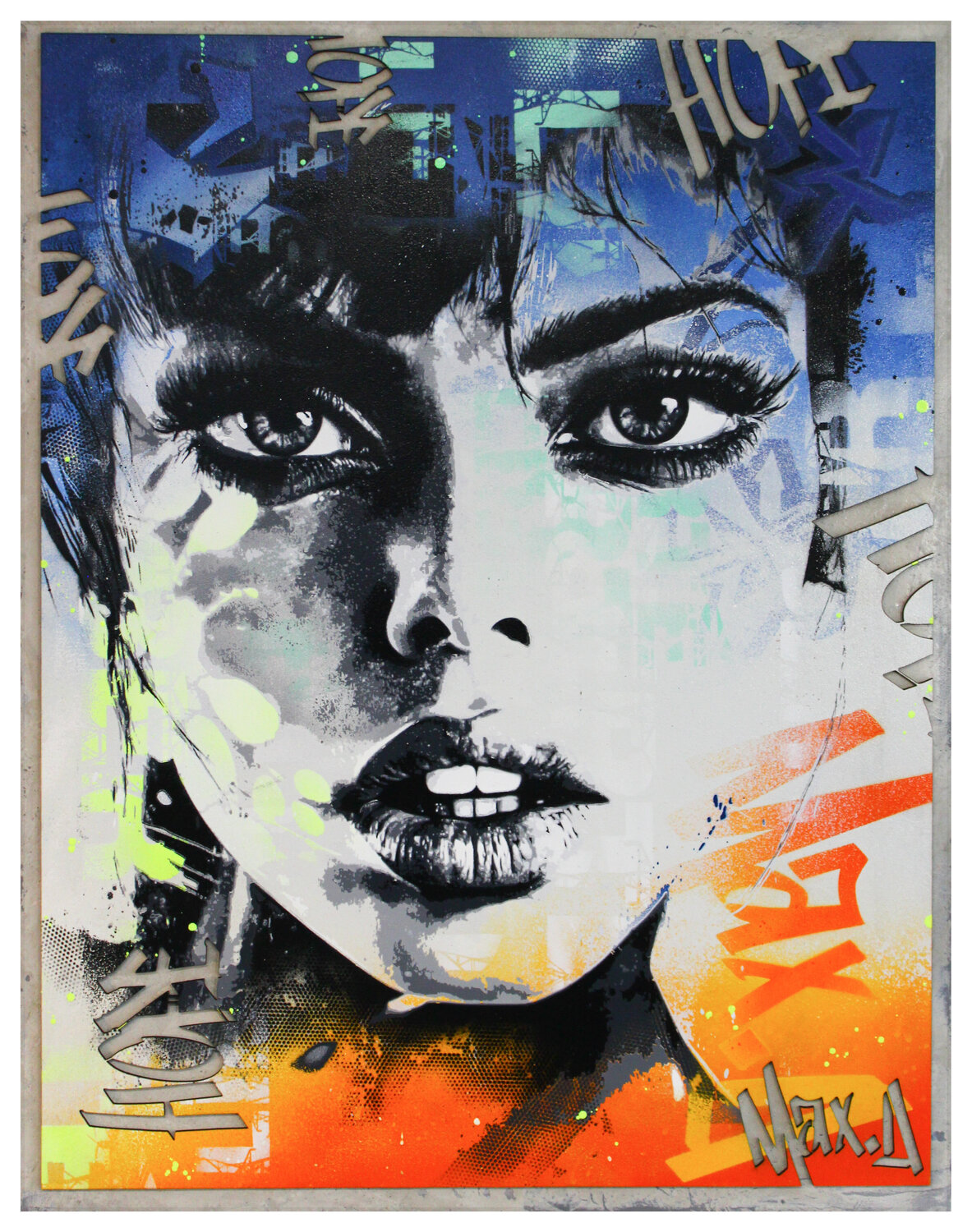 wall fragment "Hope " Maxime Andriot