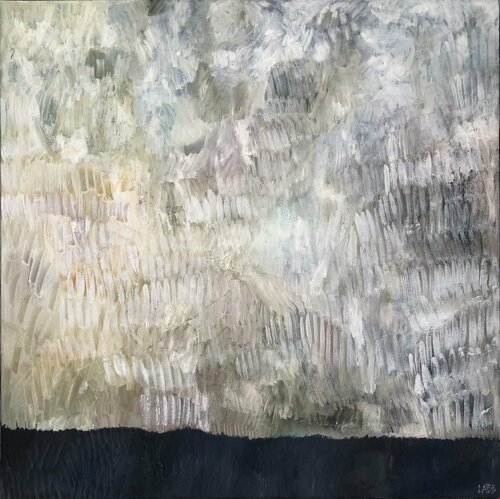 Blue Night White Light van LABB, Schilderij te koop op Singulart