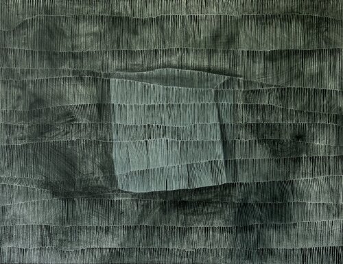 PAVÉ - TERRE D'OMBRE VERDÂTRE di LABB, Pittura in vendita su Singulart