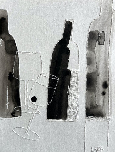 BLACK DRINK van LABB, Werk op papier te koop op Singulart