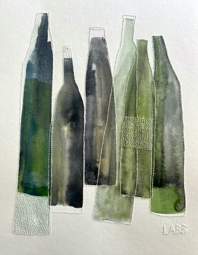 GLASS BOTTLES di LABB, Opera su carta in vendita su Singulart