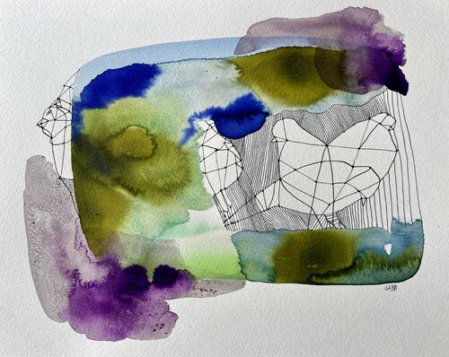 HIDDEN BIRDS de LABB, Obra en papel a la venta en Singulart