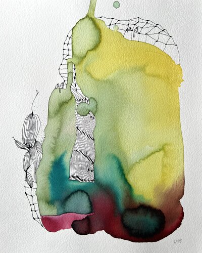 SUMMER LIGHT by LABB, Work on Paper for Sale on Singulart