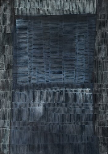 BLUE WINDOW di LABB, Pittura in vendita su Singulart