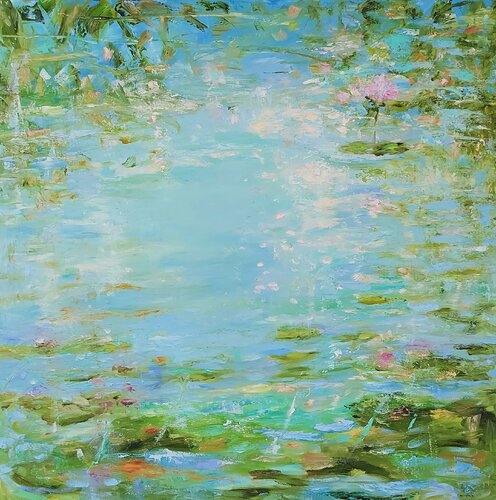 Stopping to Ponder di Darlene Winfield, Pittura in vendita su Singulart