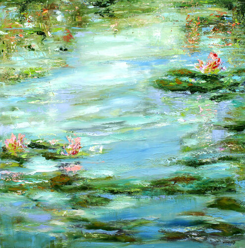 Pondering di Darlene Winfield, Pittura in vendita su Singulart