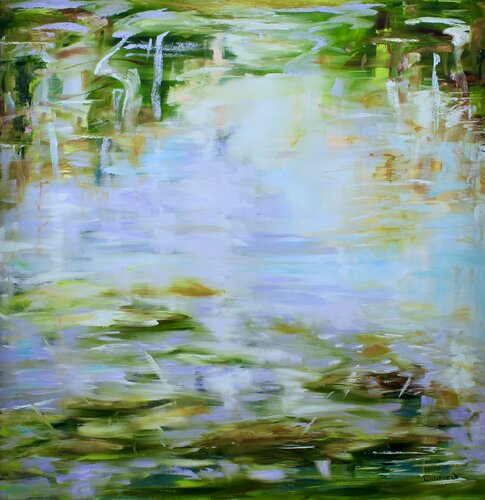 Moon Beams di Darlene Winfield, Pittura in vendita su Singulart