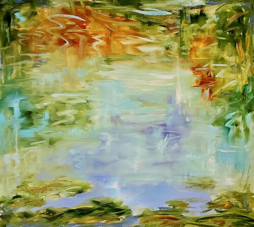 Postcard from the Sky di Darlene Winfield, Pittura in vendita su Singulart