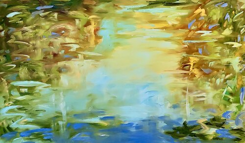 Love Reflected di Darlene Winfield, Pittura in vendita su Singulart