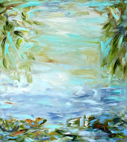 An Evening With Monet di Darlene Winfield, Pittura in vendita su Singulart