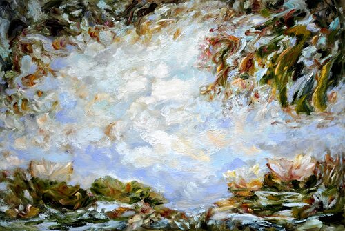 Cielo by Darlene Winfield, 회화 for Sale on Singulart