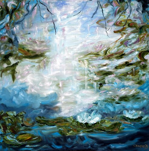 Firefly Light by Darlene Winfield, 회화 for Sale on Singulart