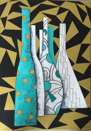 Composition 20 von Salette Viana, Malerei kaufen auf Singulart