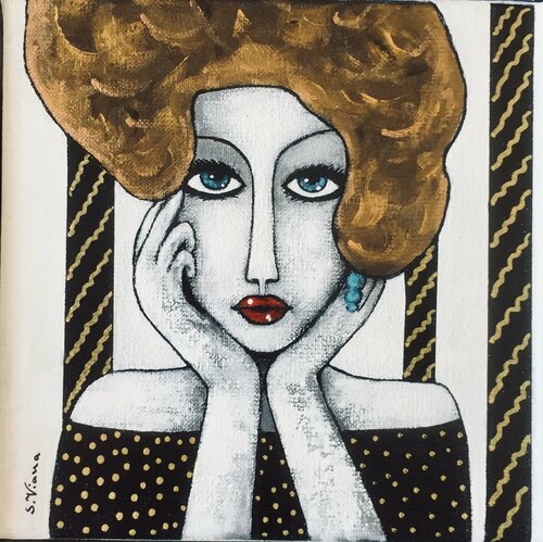 Nathalie by Salette Viana, Painting for Sale on Singulart