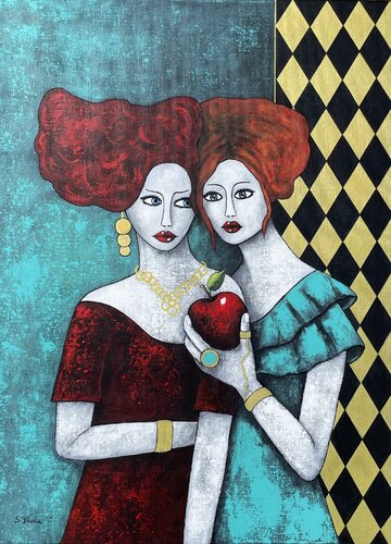 TENTATION by Salette Viana, Painting for Sale on Singulart