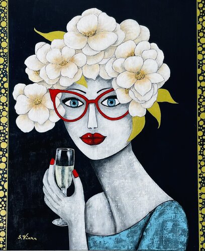 Ocèanne by Salette Viana, Painting for Sale on Singulart