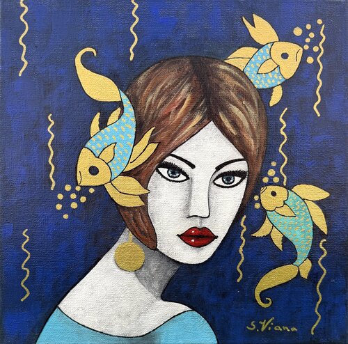 Le Poisson von Salette Viana, Malerei kaufen auf Singulart