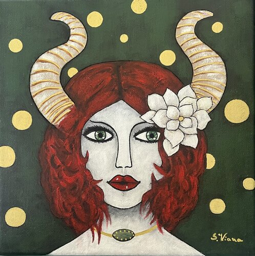 Le Taureau by Salette Viana, Painting for Sale on Singulart