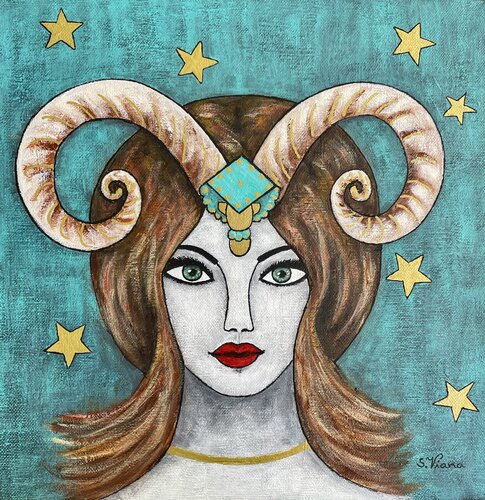Le Belier van Salette Viana, Schilderij te koop op Singulart